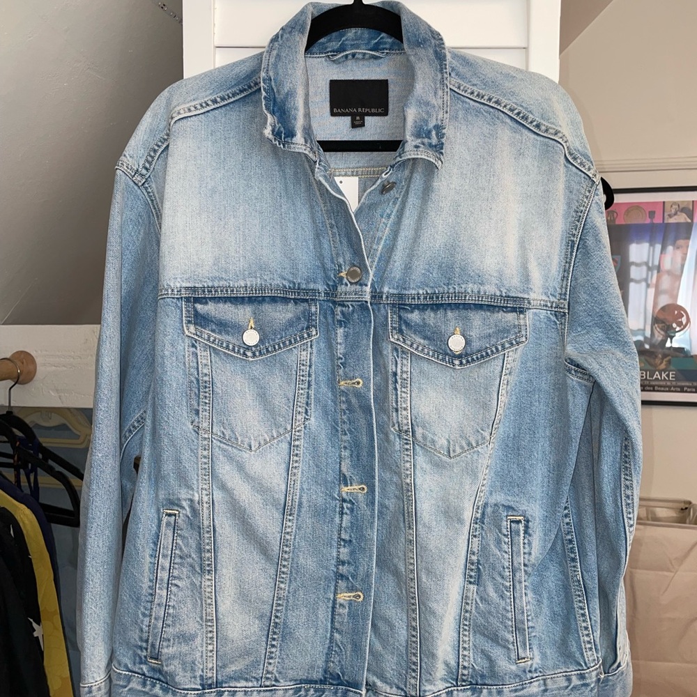 Banana Republic Blue Jean Jacket Classic Style